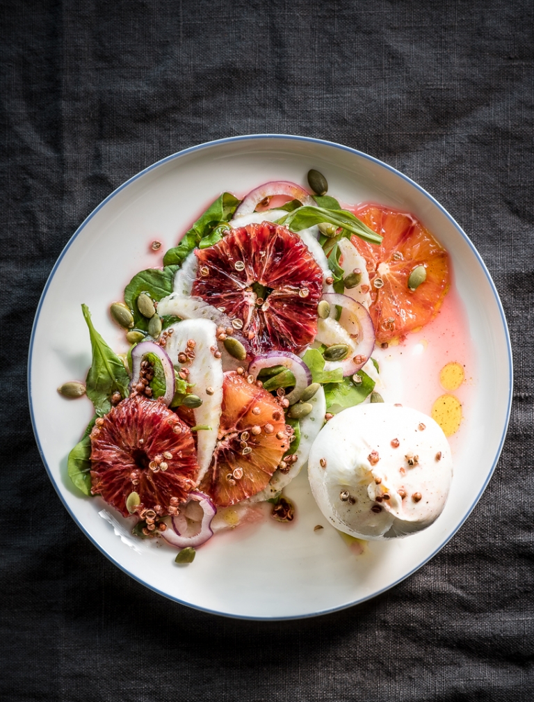 Shaved Fennel + Citrus Salad - Here In The Midst