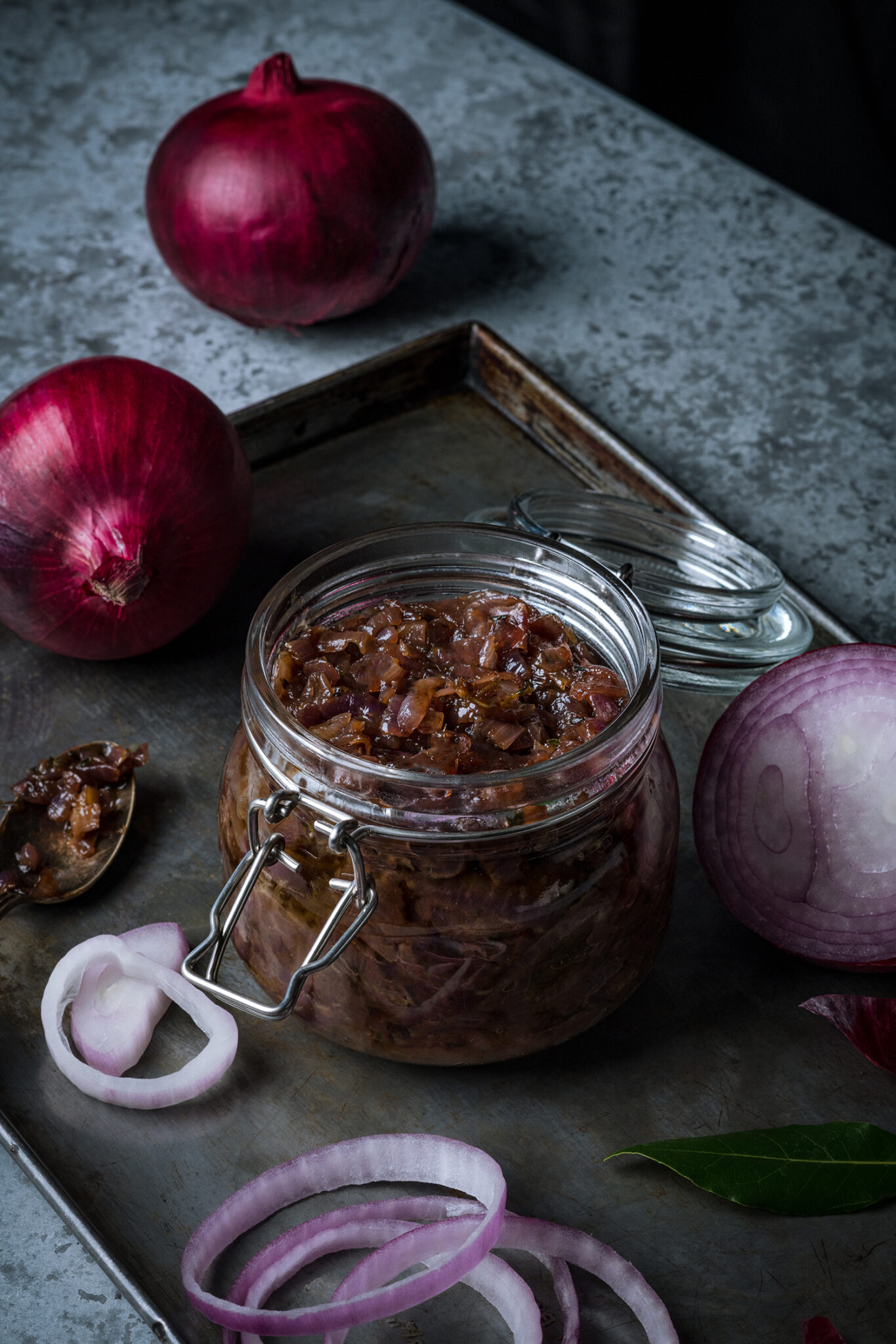 Maple Whisky Onion Jam Here In The Midst